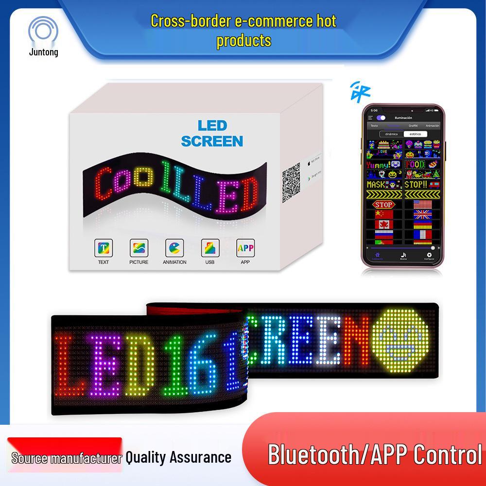Vehicle LED Soft Screen: Bluetooth-Enabled Flexible Car Display