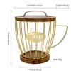 Metal Wire Coffee Storage Rack Convenient Coffee Pods Basket Decorations for Kitchen Countertop Espressos Pods Stand