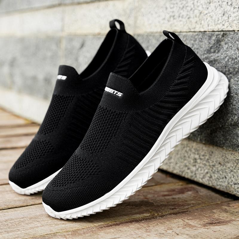 Men Shoes Slip On Loafers Lazy Shoes Lightweight Breathable Men Sneakers Fashion Mesh Casual Shoes Men Tenis Running Sneakers