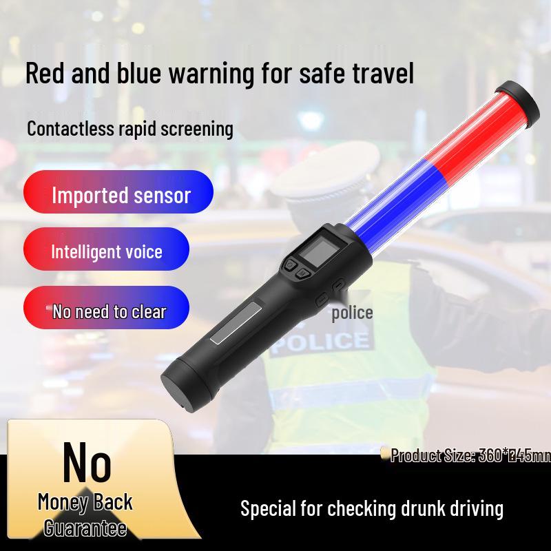 High Precision Portable Breathalyzer with Voice Alerts for Drunk Driving