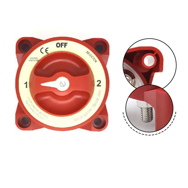 3-Position Switch Battery Switch Electrical System Management 12V DC Power Load Integrates Alternator Field Disconnect