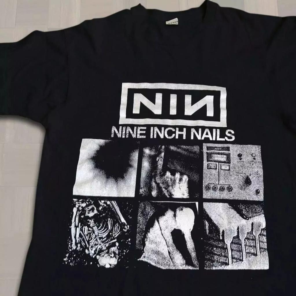 Nine inch Nails Band Black Cotton T-shirt QT3865
