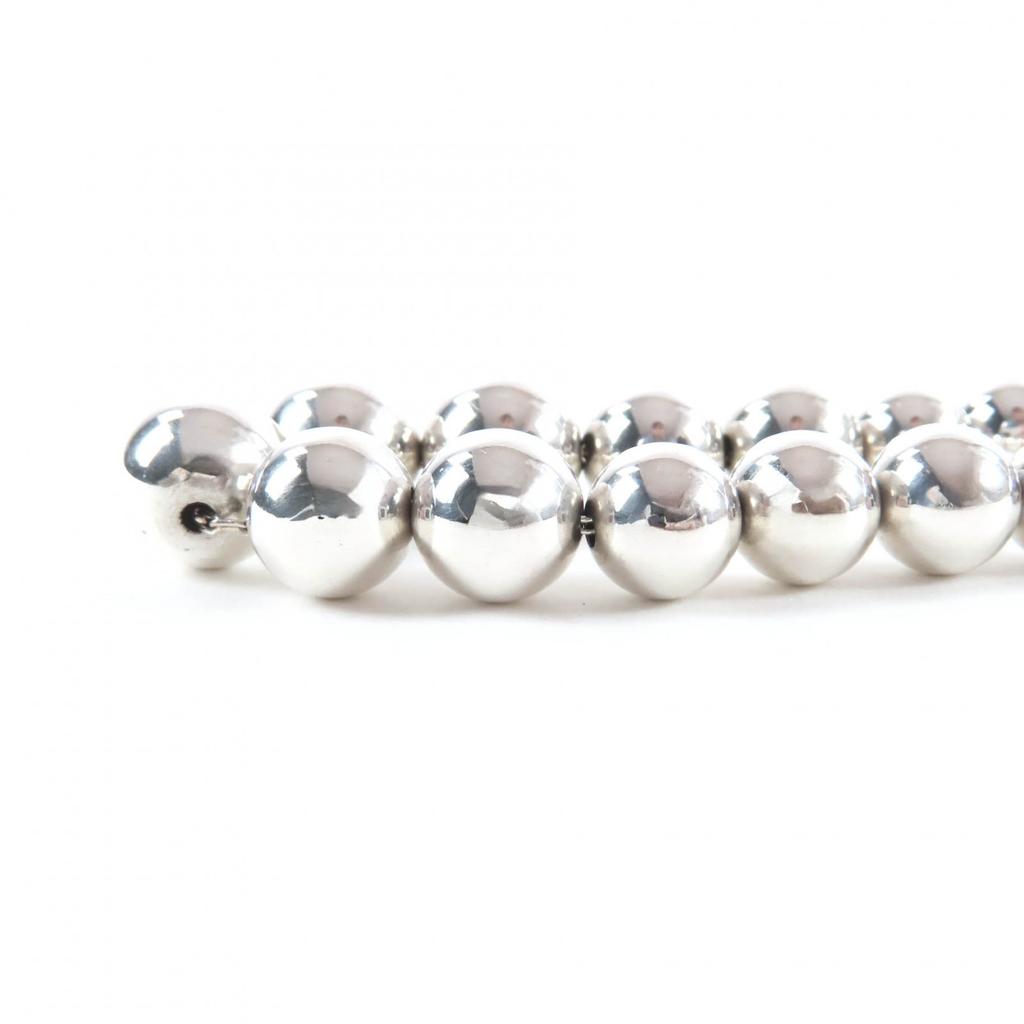 Great TIFFANY&Co. Necklace Graduated Ball Necklace Silver 925 Women Used
