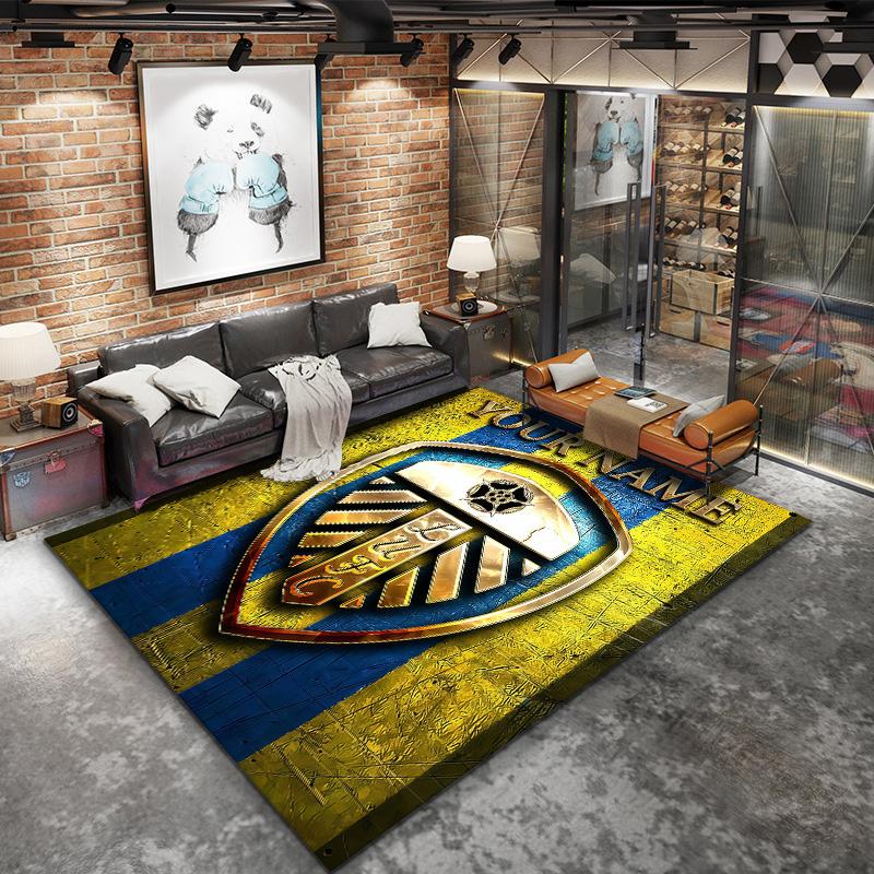 Leeds Fc Custom Name Carpet Rug For Living Room Bedroom Home Sofa Decoration,Kids play Non-slip Floor Mat