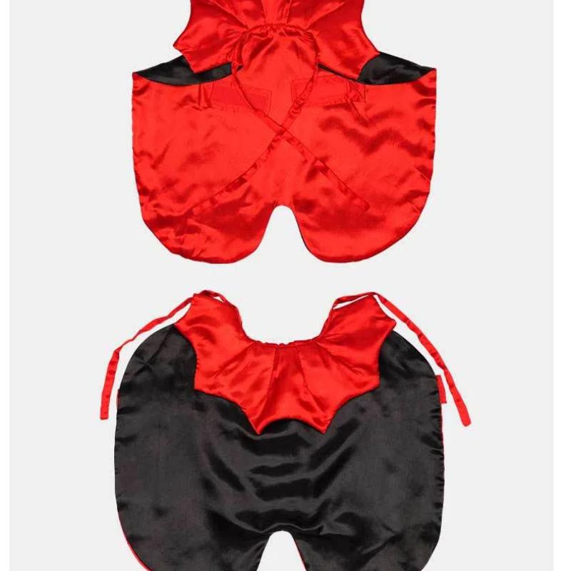 Kitten Halloween Costumes Dog Vampire Cloak Costume Dog Devil Costume Cat Vampire Cloak Cape Halloween Costumes For Pets