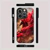 Year of the Horse limited tempered glass mobile phone case suitable for iPhone 17/16/15/14/13/12 Pro Max,all-inclusive anti-fall