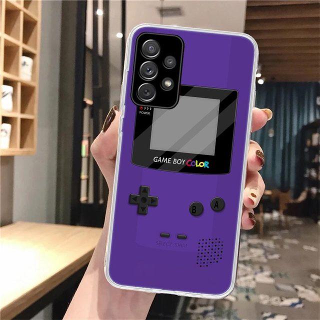 Gameboy Boy Oyunu Yumuşak Telefon samsung kılıfı Galaxy A52 A53 A12 A13 A22 A23 A32 A33 A72 A73 5g A02s A03s A50s Desen Kapak
