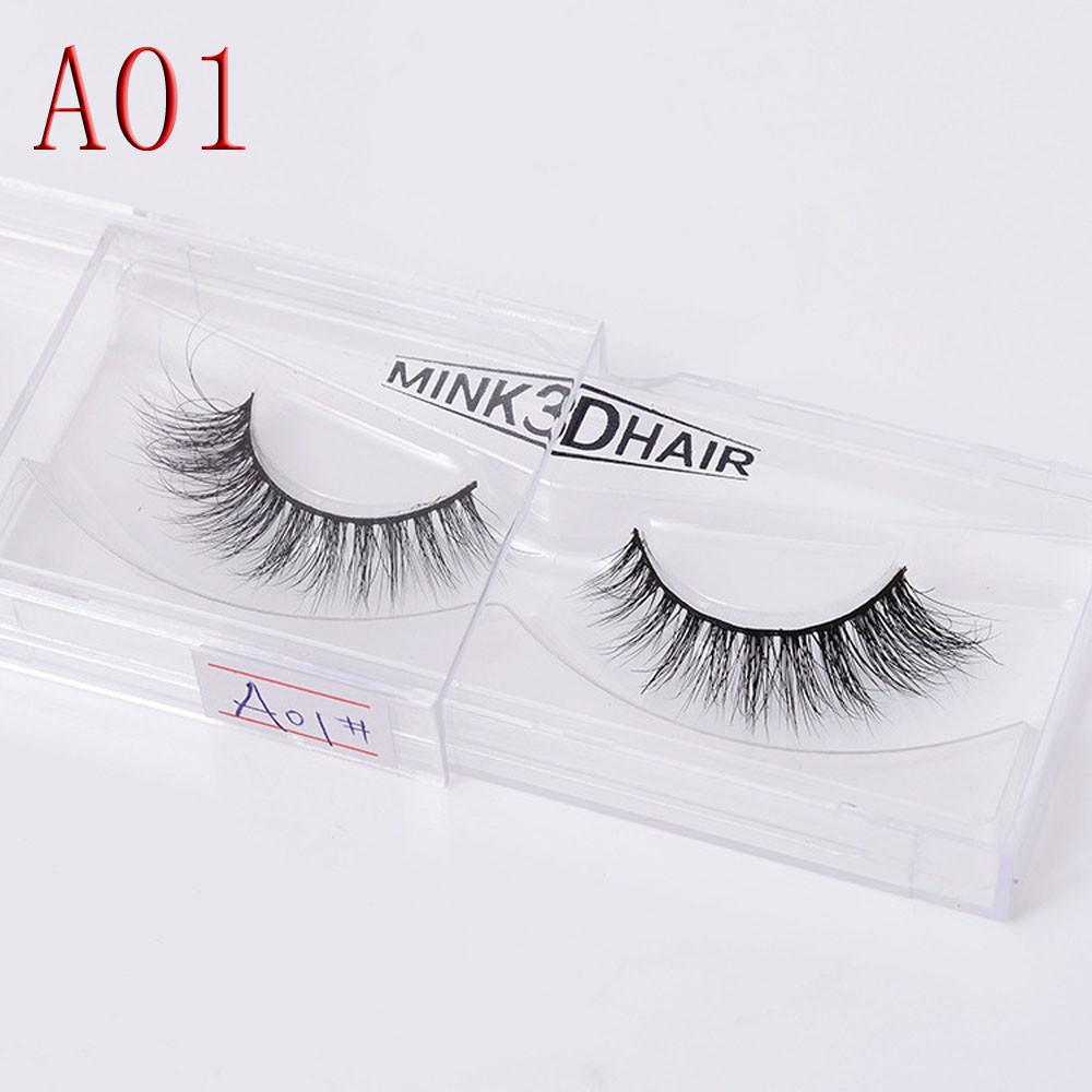 Luxurious Water Mink 3d Multi-layered False Eyelashes A-07 Handmade Thick Eyelashes A01