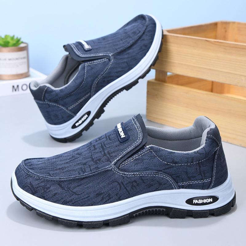 Men's Spring-Autumn Lightweight Non-Slip Soft Sole Dad Shoes - Comfortable Casual Walking Sneakers