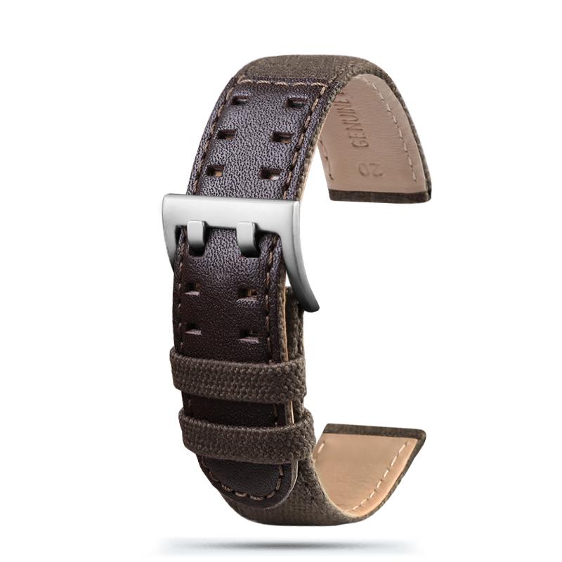 

Классический 20 мм 22 мм для Hamilton Khaki Field Watch H760250/H77616533/H70605963/H68201993 ремешок для часов из натуральной кожи нейлоновый мужской ремешок для часов 20mm
