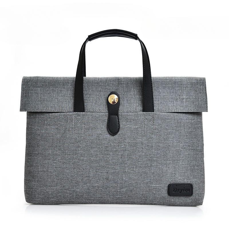 Business Handbag Unisex Classic Briefcase 14 Inch Laptop Casual Large Capacity Computer Bag Apple Bag
