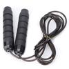 Speed Jumping Rope Anti Skid Handle Adjustable Length Thickened Fitness Jump Rope Black