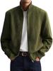 Men's Trendy Spring Business Casual Jacket - Anti-Wrinkle, Long Sleeve, Stand Collar, Zipper Hoodie