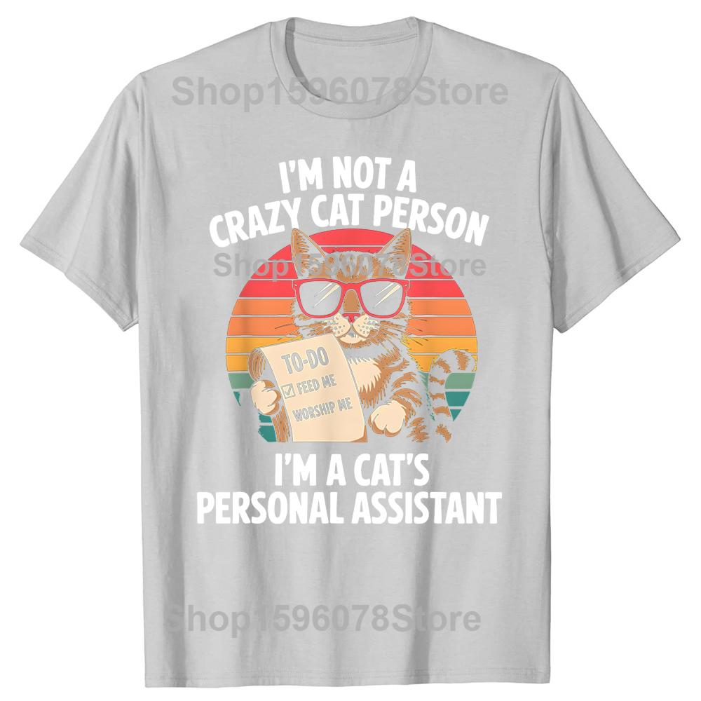 Funny Vintage Style Cat Lover Design Graphic Tshirt Men Women Hip Hop Oversized T Shirt 100 Cotton Comfort Tshirts