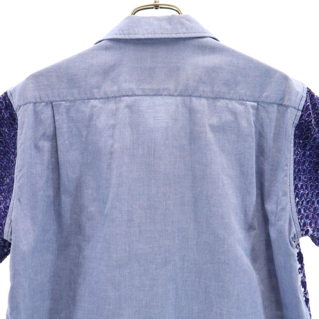 MIHARA YASUHIRO Made In Japan Short Sleeve Pattern Change Open Collar Shirt Men's Used