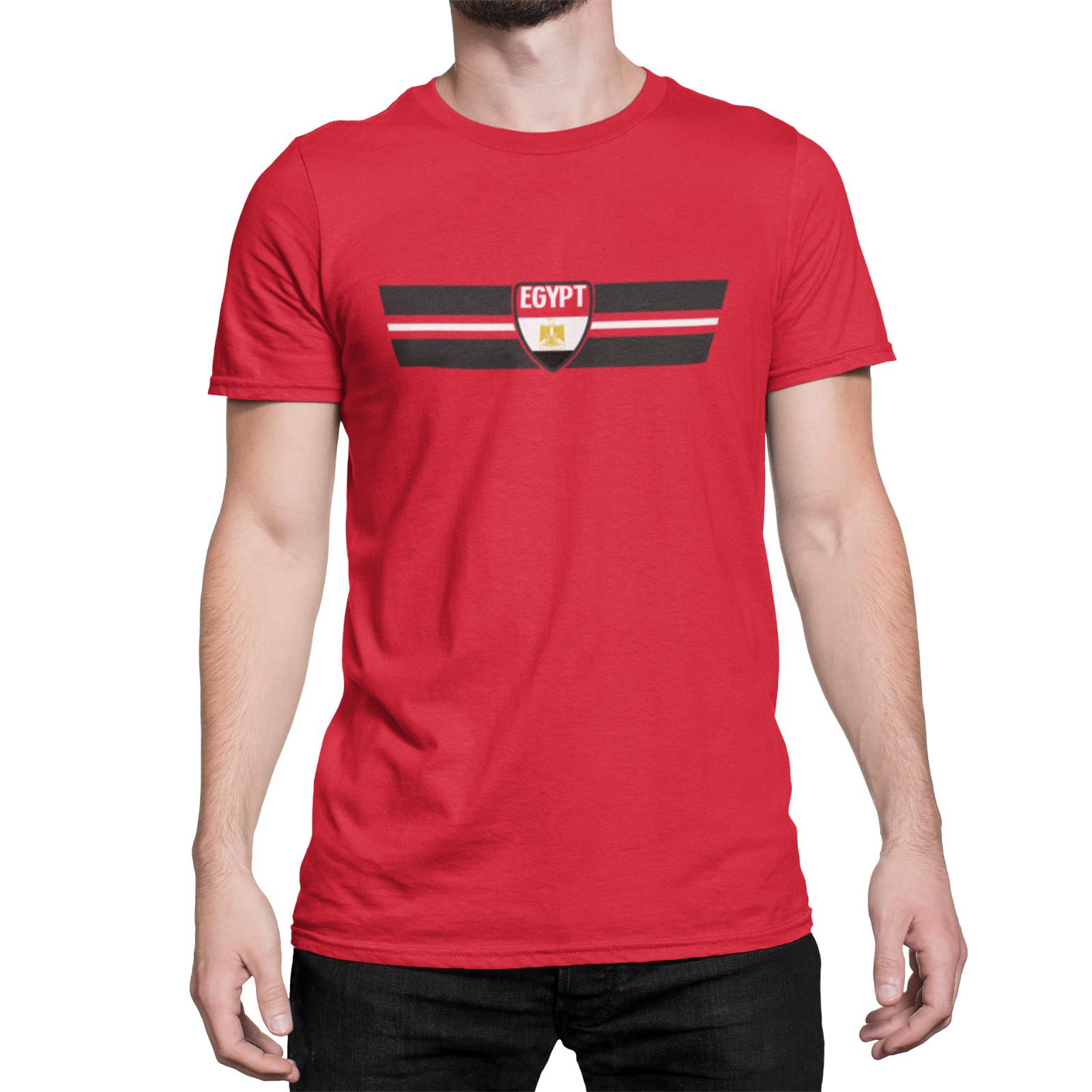 EGYPT Football  Cotton T-Shirt Mens Womens Tees Top Africa Cup Of Nations Strip Kit Egyptian 4XL