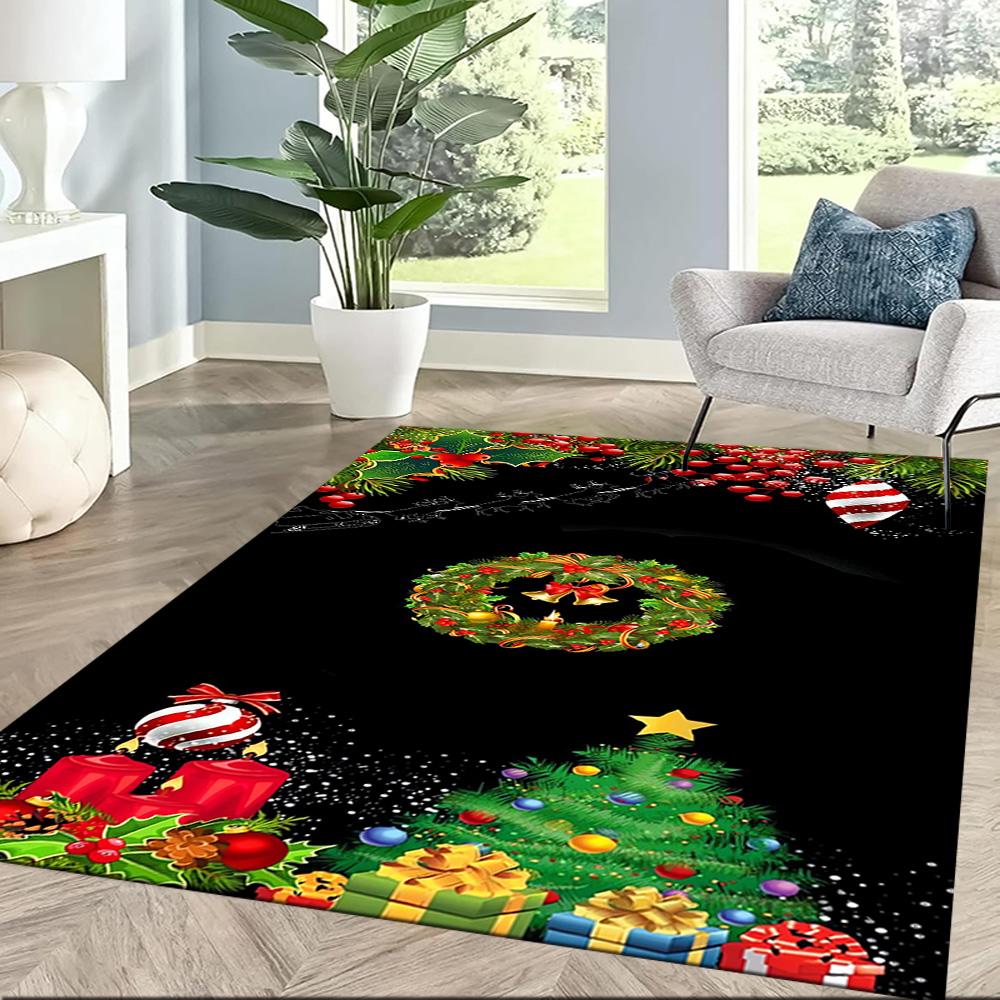 Nightmare Before Christmas Floor Mats for Living Room, Bedroom and Room Decoration Are Suitable for Gifts.