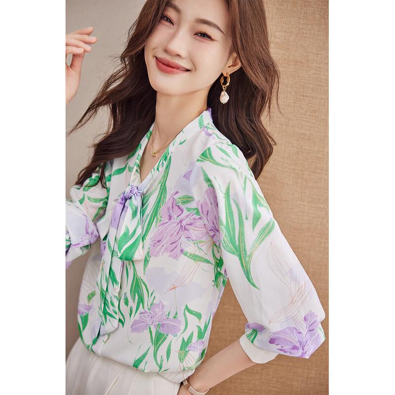 

Odetfu Autumn/Spring Fashion Printed Shirt 2XL