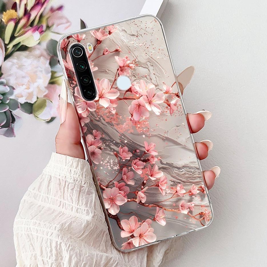 For Xiaomi Redmi Note 8 2021 Case Note 8T New Fashion Painted Cover Soft Silicone Phone Case For Redmi Note 8 Pro Note8 T Fundas
