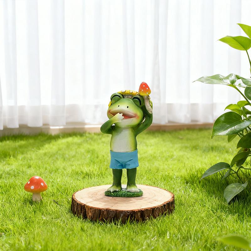 Outdoor Cute Animal Ornaments in Gardens