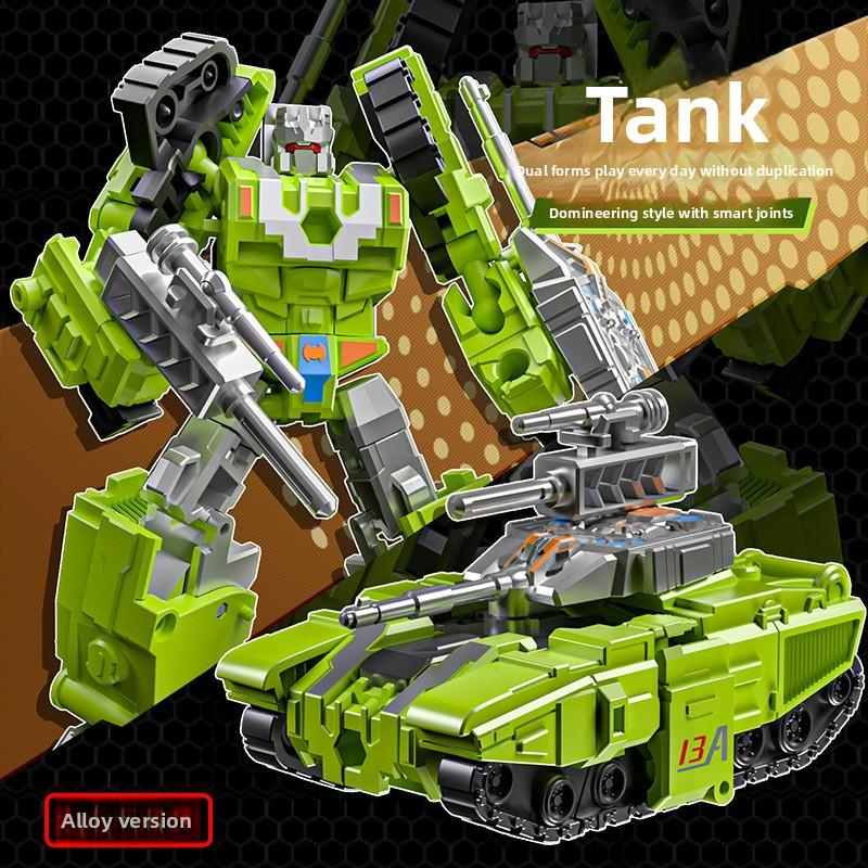 Children's Deformation Car Toy Diamond Alloy Hercules Genuine All-in-one Robot Figure Boy Can Be Deformed