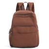 Schoolbagins Mori Harajuku high school student college student backpack solid color unprinted wind wash canvas bag travel backpack