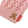 Miki House Knitted Bear Solid Made In Cable Knit for Boys and Pink Scarf, Color, Japan, Kids' Scarf, Girls, Baby, Kids, Children's Clothing,