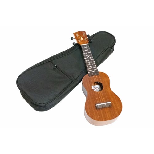 Domestically inspected [KIWAYA] Baby-sized Ukulele U-Trip 01 with soft case (Mahogany plywood for easy portability, recommended for children with smal