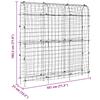 Plant Nets 4 pcs U Frame Steel