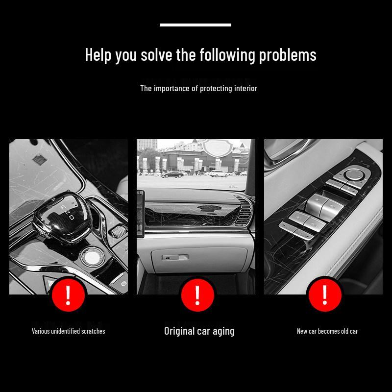 Geely Boyue L Interior Protective Film & Console Sticker Set