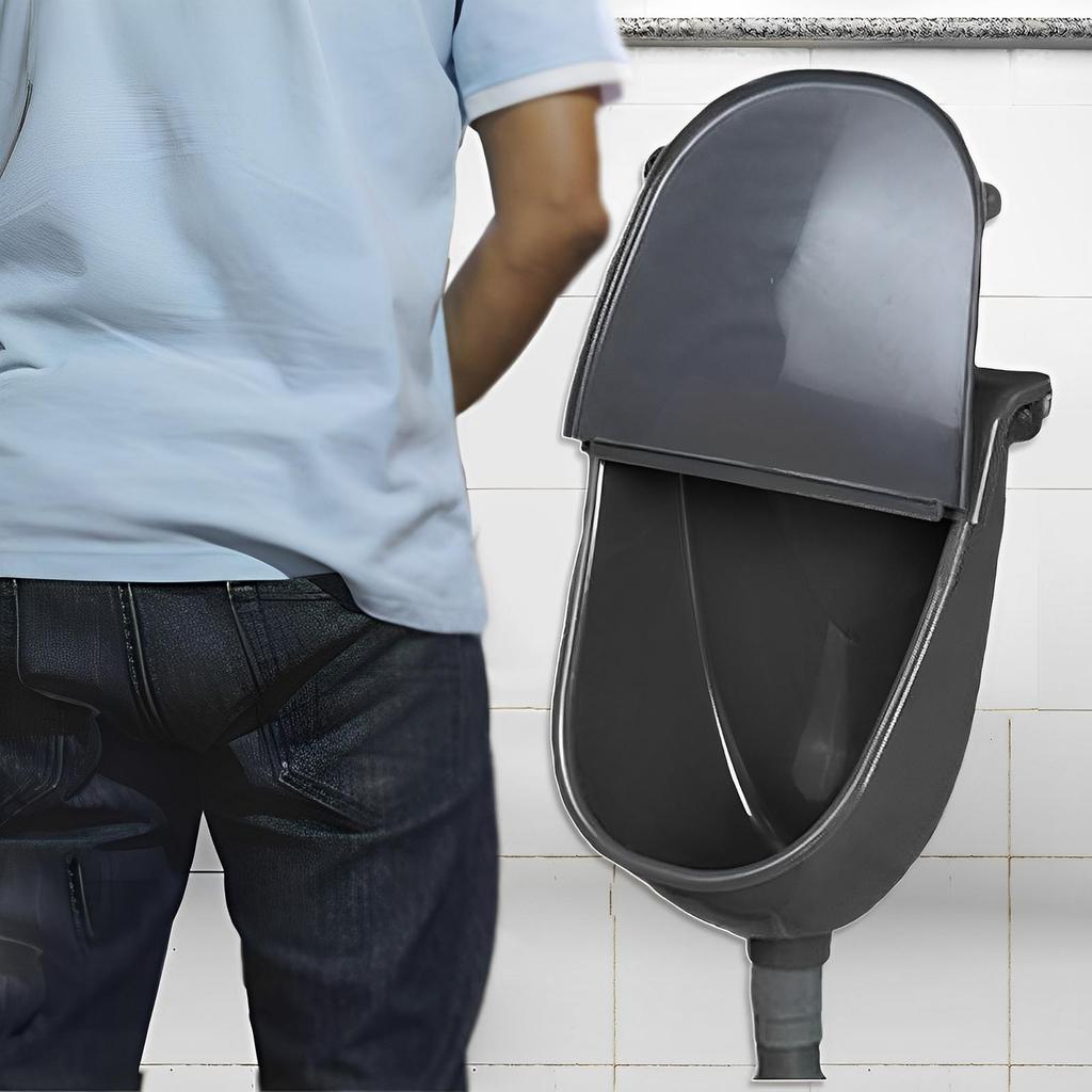 Pipiário de Parede Externo Com Tampa Para Homens à Prova de Salpicos Pipiários de Parede Para Ficar em Pé Separador de Urina Portátil Para Acessório de Banheiro