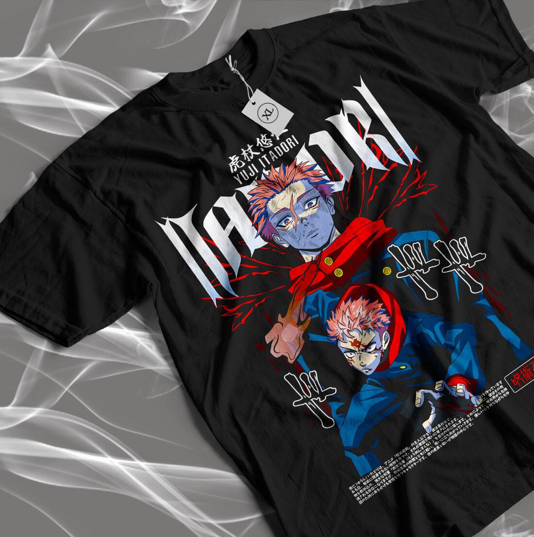 Jujutsu Kaisen Gojo Satoru T-shirt Mahito Horror Anime Manga Black GifT-shirt XXXL