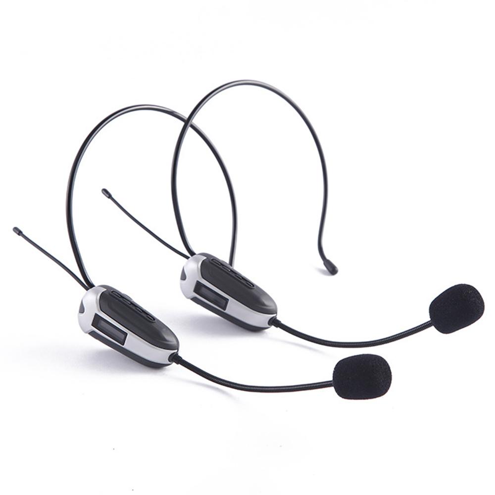 

TX-02 UHF Microphone 1 to 2 Wireless Mic Headset for Outdoor Speaker Amplifier Performance Type A