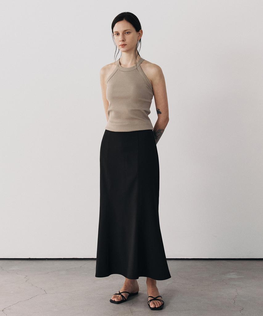 Aesmoeo Vera Mermaid Banding Skirt (Black)
