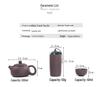 Portable Purple Clay Gongfu Tea Set: One Pot & Four Cups Business Gift
