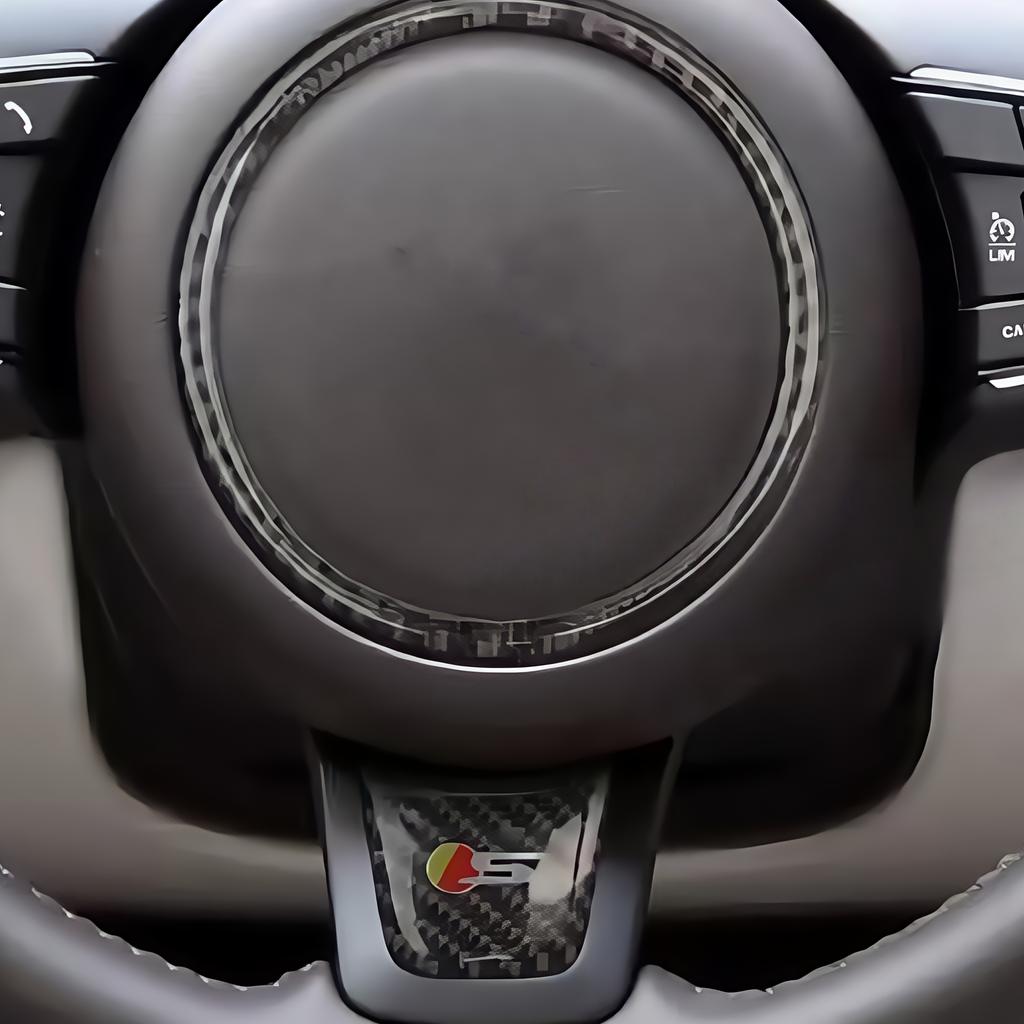 1Pc S/R Logo Car Steering Wheel Emblem Badge Sticker Decoration Decal for XK X Type F Pace I-pace XJL S-Type F-Type XJ XF XE E-pace XJS