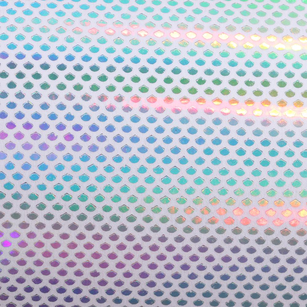 10*20cm Angeln Locken Flash Band Fliegen Binden Material Ändern Farbe Aufkleber Holographische Klebe Film