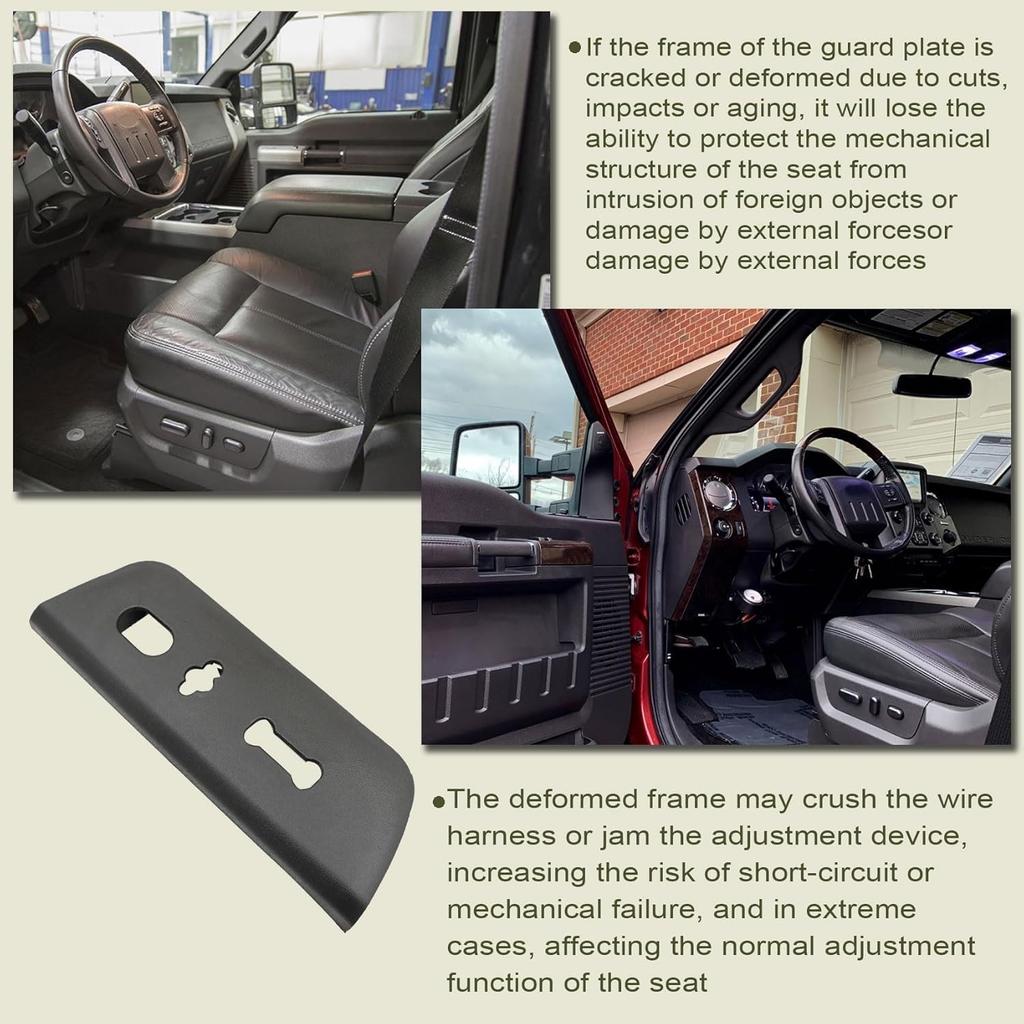 Moldura Protetora do Assento Priprilod Lado Dianteiro Esquerdo do Motorista Compatível com Ford F-250 F-350 F-450 F-550 Super Duty 2011-2016 Super Duty #BC3Z-2563259-AC