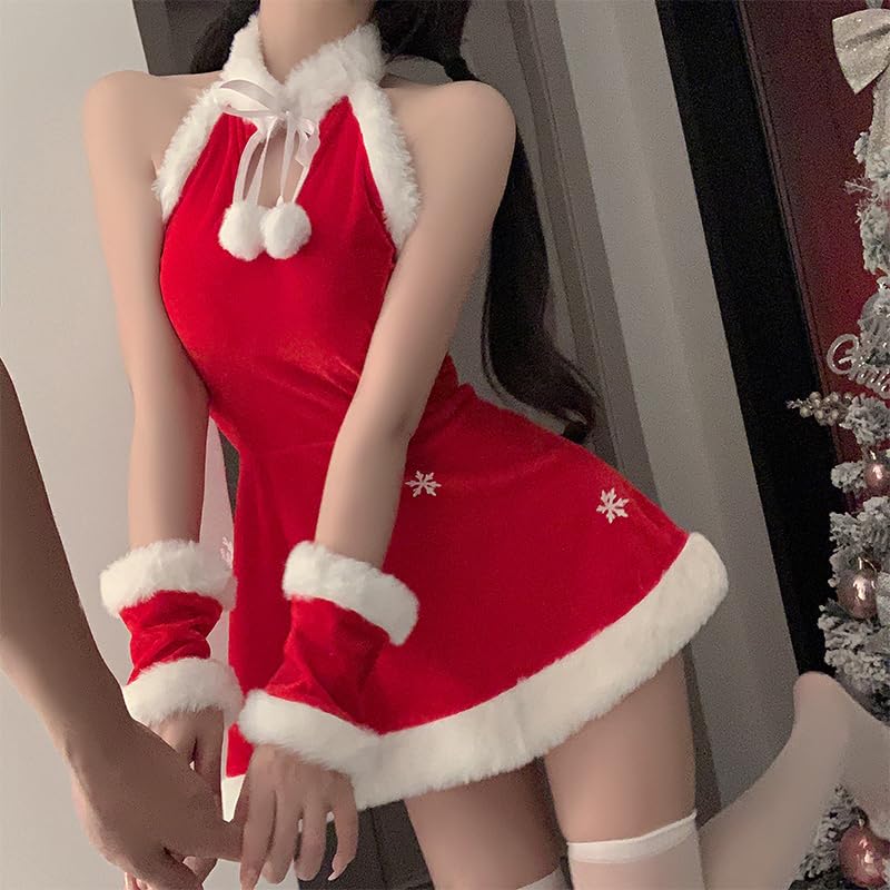 Christmas Santa Claus Role Play Christmas Clothes Christmas Hat Popular Average Code Photo [Yamuasf]