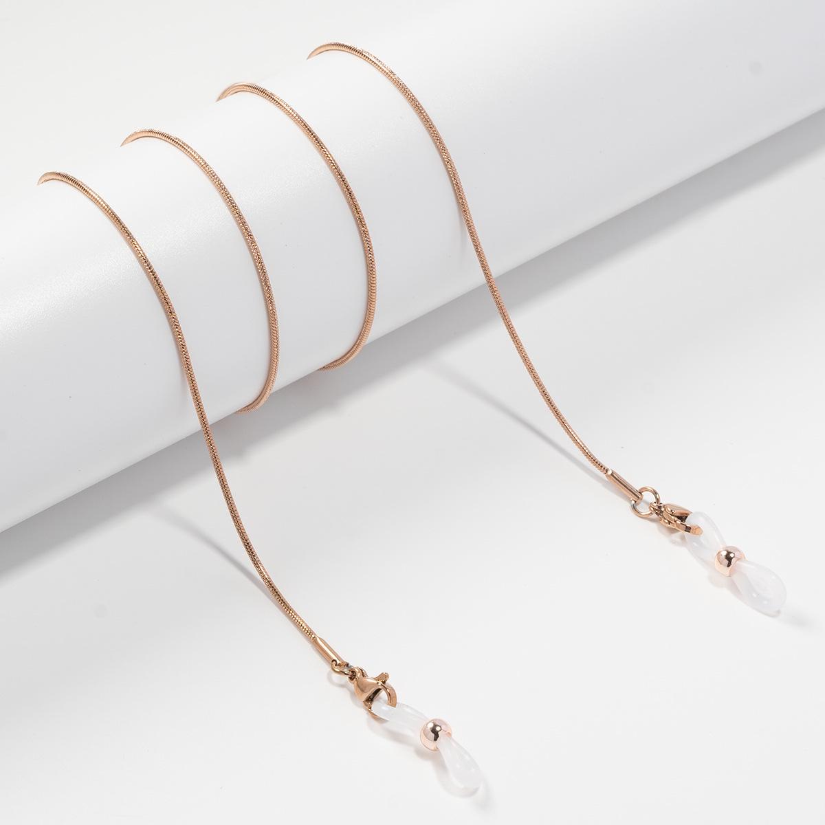 

Преміальний металевий ланцюжок-шнурок для окулярів та маски з антиковзаючим покриттям