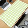 Green Check Pattern HD Mouse Pad for Desk XXL Mousepad Keyboard Gaming Office Computer PC Gamer Desk Mat Gifts for Family Friend