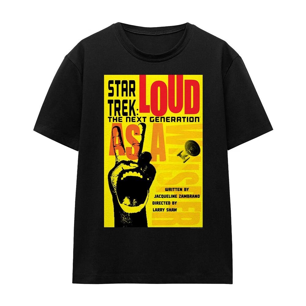 

Star Trek TNG Season 2 Episode 5 Ladies 100% Cotton T-shirt Mens Tees Top S-2XL, Black 2XL