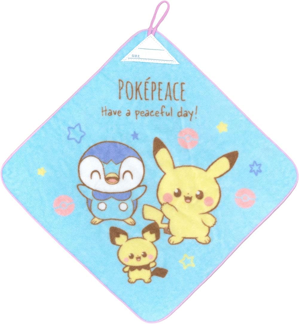 Hayashi Loop Hand 34 x 34 Pokemon O4589 WO458900 Towel, Approx. cm, Design,