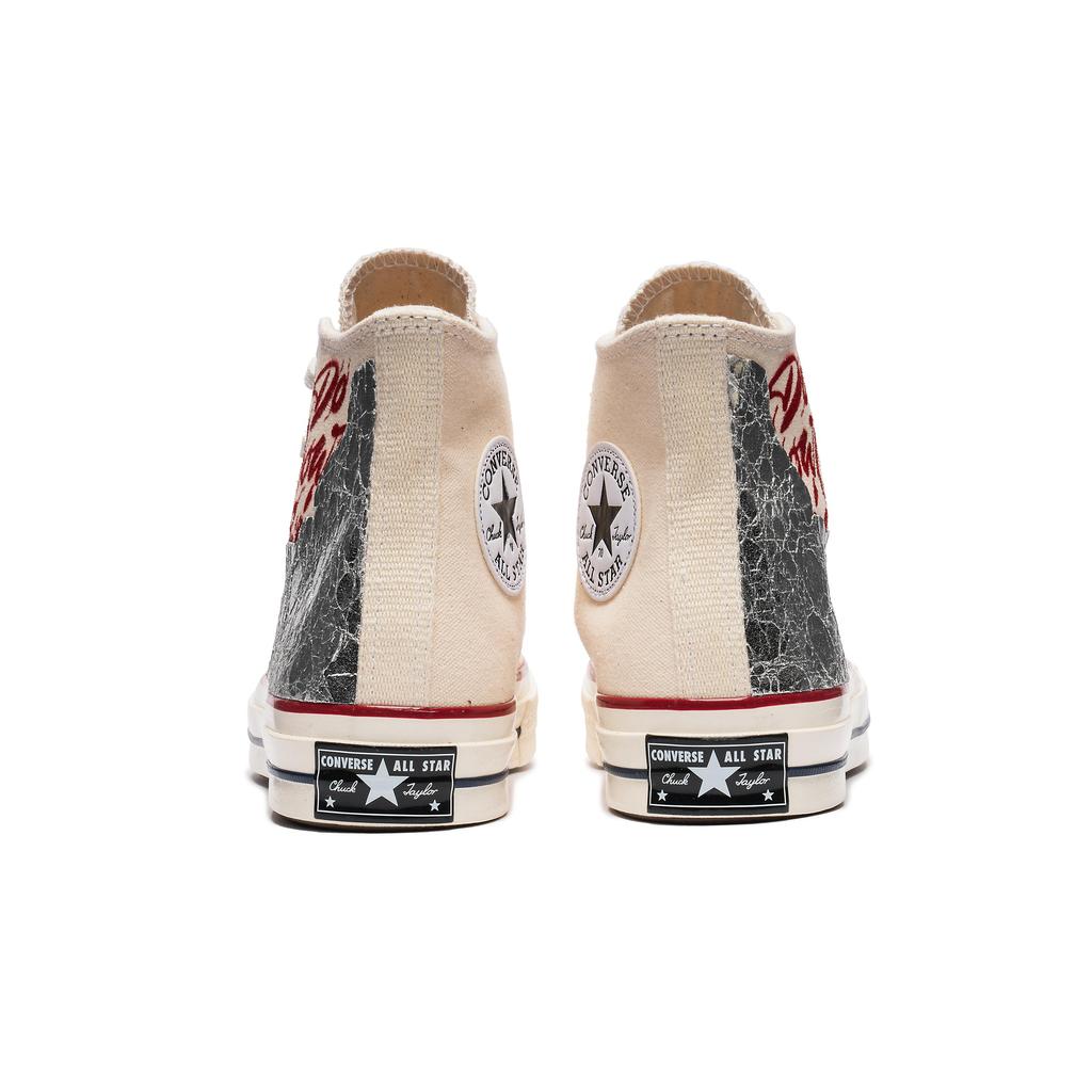 Converse 1970s High top Canvas Shoes Unisex White Silver 162053C(Team22-)