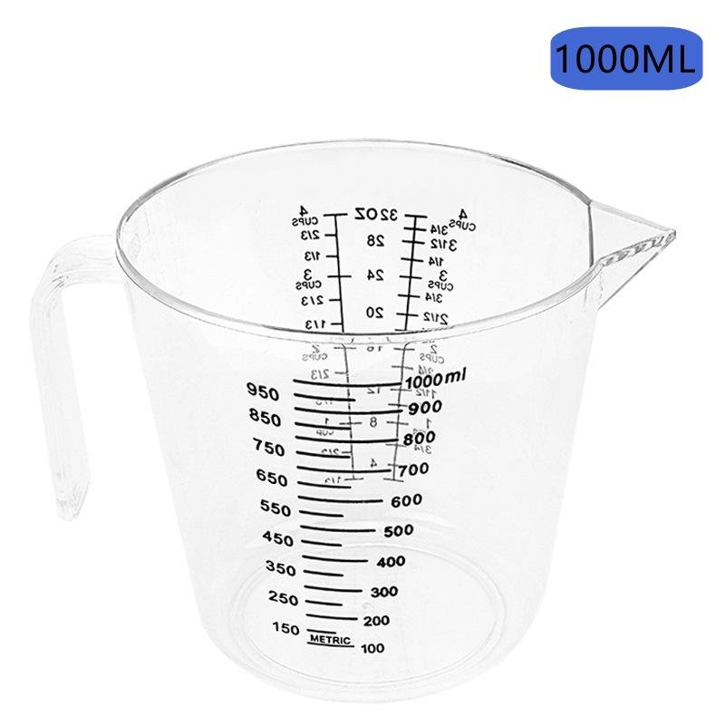 

150/300/600/1000 мл прозрачный мерный стакан с четкой визуальной шкалой контейнер для жидкости измерительный стакан для смешивания инструмент для выпечки