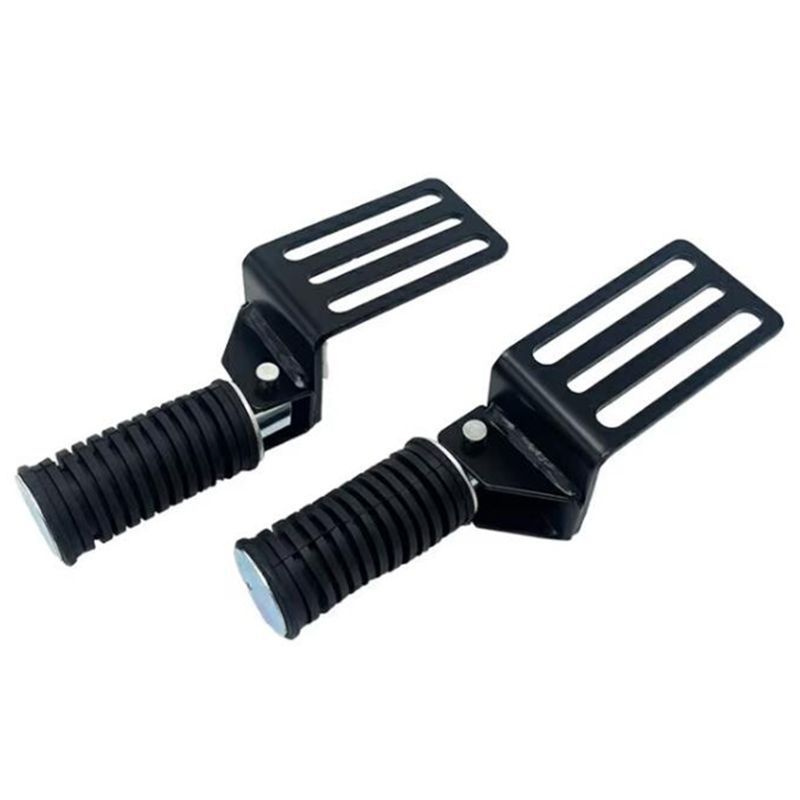 

2pcs Foldable Metal Motorcycle Floor Boards - Comfortable Cruise Pedals Enhanced Riding Experience чёрный