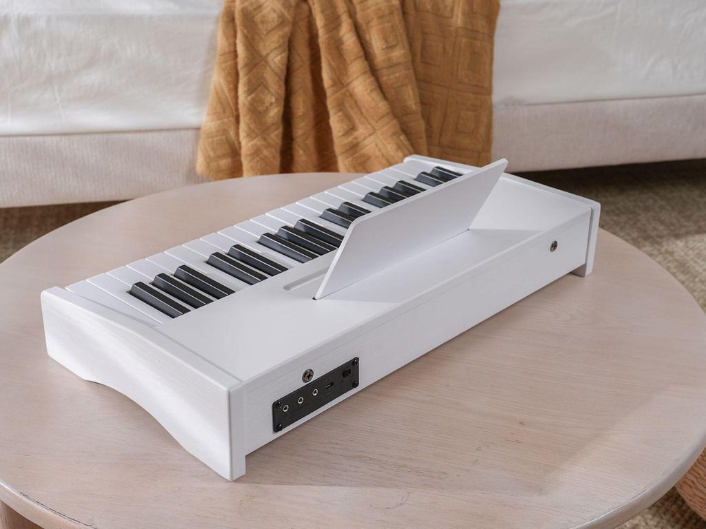 25 & 37-Key Wooden Children's Electronic Organ Piano: Beginner Musical Toy for Kids, Boys & Girls, Multifunctional for Home Use