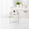 Space-Saving Trash Bag Holder Minimalist Stand with Clamping Loop Easy