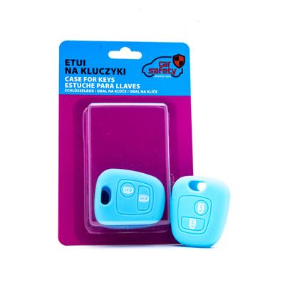 Etui Silikonowe Pokrowiec Na Kluczyk Jasno Niebieskie Do Citroen Peugeot Toyota