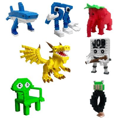 Imaginativní 3D tištěná socha Hororová hra vhodná pro dekoraci sběratelského stolu a sbírku vánočních dárků